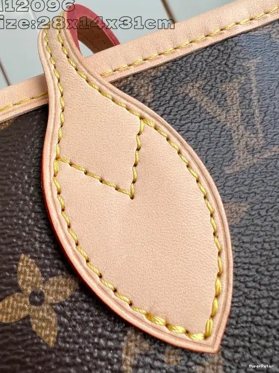 Out Inside Vuitton Bandoulière Louis Neverfull MM-31*28*14cm 0703